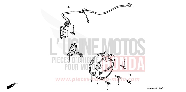 GENERATEUR D'IMPULSIONS de CB Seven Fifty NOIR (NH1) de 2001